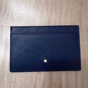 Mont Blanc navy cardholder